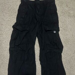 TNA Aritzia Black Cargo Pants